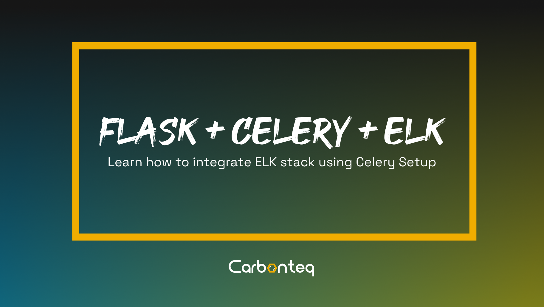 PYTHON FLASK CELERY + ELK