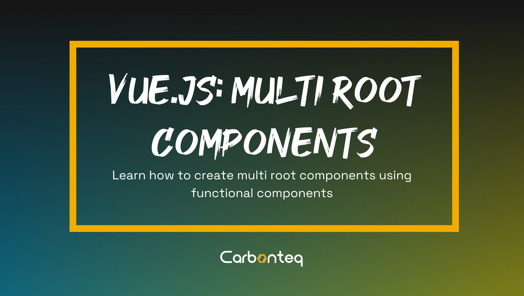 VueJS: Create Multi Root Components